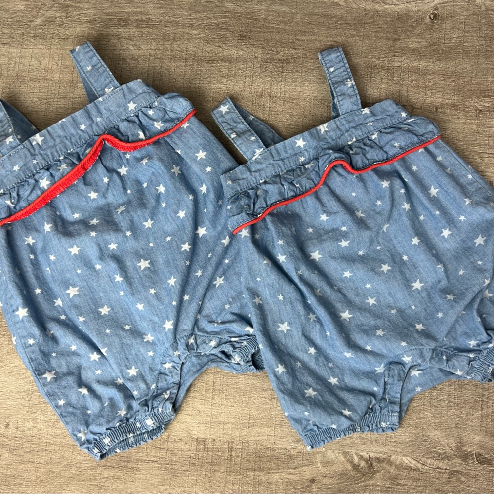 Jean Baby Girl Onesie *SEE DESCRIPTION FOR SIZING*